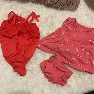 Set of 2 outfits baby girl
